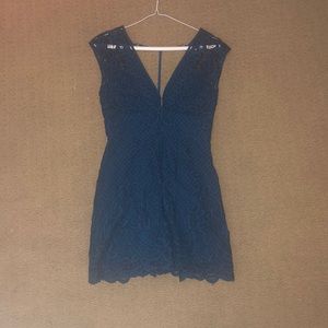 Blue free people dress